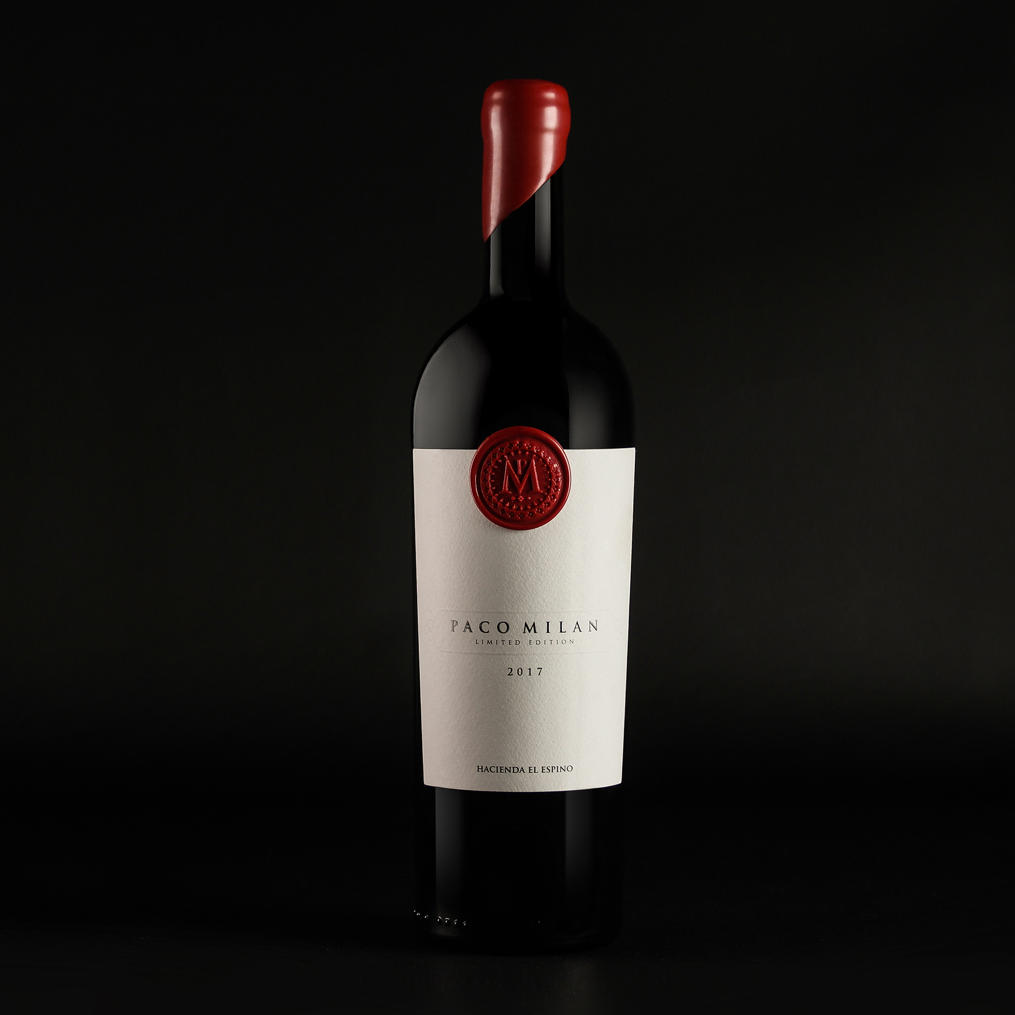 Diseño etiqueta de vino Paco MilÁn Almansa armoder diseño